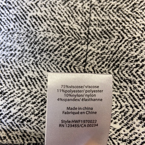 H HALSTON Herringbone Open-Front Jacket Size: M - Picture 7 of 7